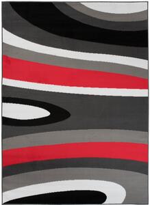 Makro Abra Kusový koberec moderní MAYA Z895E červený šedý Rozměr: 140x200 cm