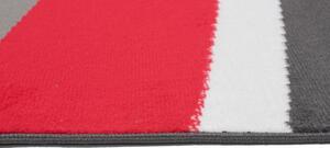 Makro Abra Kusový koberec moderní MAYA Z895E červený šedý Rozměr: 300x400 cm