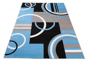 Makro Abra Kusový koberec moderní MAYA Z897A modrý šedý Rozměr: 200x200 cm