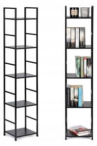 Regál ModernHome 29 cm x 144,5 cm x 23,5 cm černý