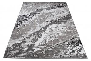Makro Abra Kusový koberec moderní MAYA Q543D šedý bílý Rozměr: 130x190 cm