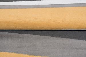 Makro Abra Kusový koberec moderní MAYA Z895A žlutý šedý Rozměr: 200x200 cm