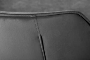 Židlo-křeslo DUTCH COMFORT tmavě šedé samet Nábytek | Jídelní prostory | Jídelní židle | Všechny jídelní židle