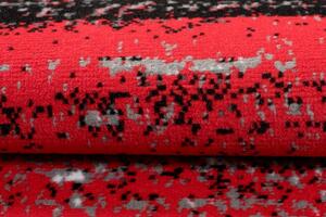 Makro Abra Kusový koberec moderní MAYA Pruhy Q542A červený šedý Rozměr: 130x190 cm