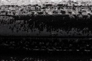 Makro Abra Kusový koberec moderní MAYA Pruhy Q542A šedý Rozměr: 120x170 cm