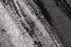 Makro Abra Kusový koberec moderní MAYA Pruhy Q542A šedý Rozměr: 160x220 cm
