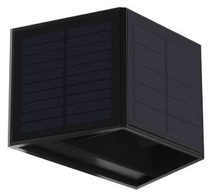 LED Solární nástěnné svítidlo WINGS LED/2W/3,2V 3000K IP54 černá