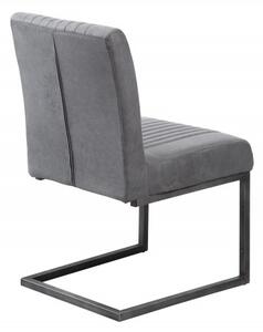 Židle BIG ASTON vintage šedá mikrovlákno Nábytek | Jídelní prostory | Jídelní židle | Konzolové