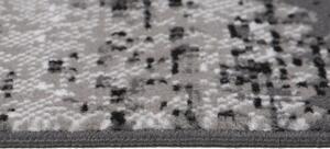 Makro Abra Kusový koberec moderní MAYA Pruhy Q542A šedý Rozměr: 140x200 cm