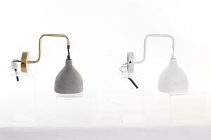 Nástěnná lampa DKD Home Decor 14 x 27 x 26 cm Kov Cement Tmavě šedá 220 V 50 W Moderní/jazz (2 kusů)