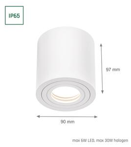Koupelnové bodové svítidlo CHLOE 1xGU10/6W/230V IP65 kulatý bílá
