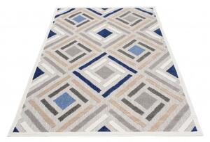 Makro Abra Moderní kusový koberec AVENTURA ED37B šedý modrý Rozměr: 160x230 cm