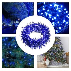 BigBuy Christmas LED řetězová světla 25 m Modrý Bílý 6 W Vánoce