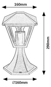 Rabalux 7148 - Venkovní lampa PARAVENTO 1xE27/40W/230V IP44