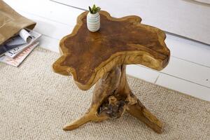 Odkládací stolek WILD ROOT 40 CM masiv teak nature Nábytek | Doplňkový nábytek | Odkládací stolky