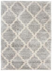 Makro Abra Kusový koberec Shaggy VERSAY Z506A Šedý Rozměr: 120x170 cm