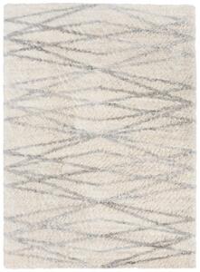 Makro Abra Kusový koberec Shaggy VERSAY Z518A Krémový Rozměr: 140x200 cm
