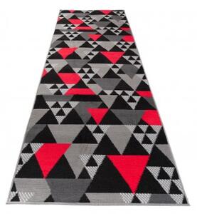 Makro Abra Běhoun MAYA Z900E Trojúhelníky černý červený Šíře: 70 cm