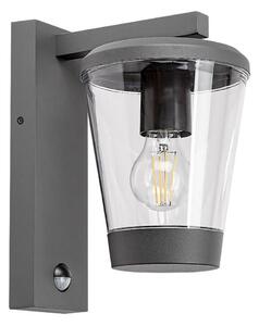 Rabalux 7267 - Venkovní nástěnná lampa se senzorem SAVANO 1xE27/40W/230V IP44