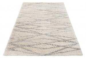 Makro Abra Kusový koberec Shaggy VERSAY Z518A Krémový Rozměr: 200x300 cm