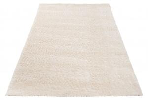 Makro Abra Kusový koberec Shaggy VERSAY 6365A Krémový Rozměr: 80x150 cm