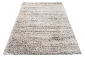 Makro Abra Kusový koberec Shaggy VERSAY Q732A Světle šedý Rozměr: 140x200 cm