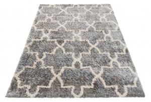 Makro Abra Kusový koberec Shaggy VERSAY Q265A Tmavě šedý Rozměr: 120x170 cm