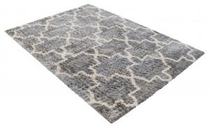 Makro Abra Kusový koberec Shaggy VERSAY Q265A Tmavě šedý Rozměr: 80x150 cm