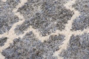 Makro Abra Kusový koberec Shaggy VERSAY Q265A Tmavě šedý Rozměr: 80x150 cm