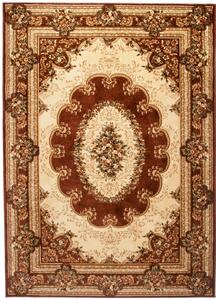Makro Abra Kusový koberec YESEMEK 5889A Hnědý Rozměr: 140x190 cm