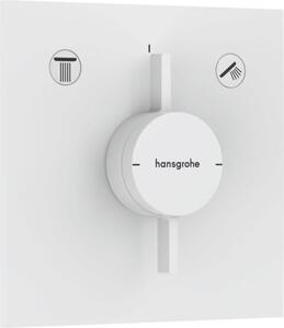 Sprchová a vanová baterie Hansgrohe DuoTurn E bez podomítkového tělesa matná bílá 75417700