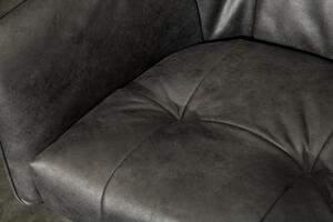 Barová židle LOFT antik šedá mikrovlákno Nábytek | Jídelní prostory | Barové židle