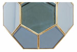 Stropní světlo DKD Home Decor Sklo Modrý Zlatá mosaz 50 W (28 x 28 x 31 cm)