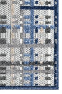 Makro Abra Moderní kusový koberec AVENTURA EC86A šedý modrý Rozměr: 80x150 cm