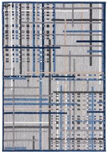 Makro Abra Moderní kusový koberec AVENTURA EC86A šedý modrý Rozměr: 140x200 cm