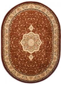 Makro Abra Oválný kusový koberec YESEMEK 5071A Hnědý Rozměr: 250x350 cm