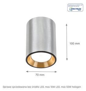 Bodové svítidlo CHLOE 1xGU10/35W/230V kulatý matný chrom/zlatá