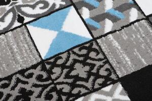 Makro Abra Kusový koberec moderní MAYA Z906B Patchwork šedý modrý Rozměr: 200x250 cm
