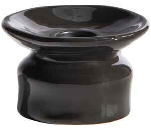 Sada svícnů MASON keramika černá WOOOD