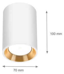 Bodové svítidlo CHLOE 1xGU10/35W/230V kulatý bílá/zlatá
