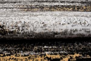Makro Abra Kusový koberec moderní MAYA Z905A šedý černý žlutý Rozměr: 140x200 cm