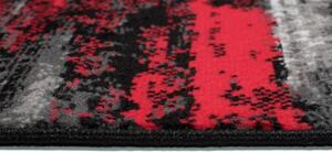 Makro Abra Kusový koberec moderní MAYA Z905E šedý černý červený Rozměr: 200x300 cm