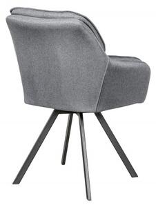 Jídelní židle LOUNGER šedá otočná Nábytek | Jídelní prostory | Jídelní židle | Všechny jídelní židle