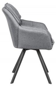 Jídelní židle LOUNGER šedá otočná Nábytek | Jídelní prostory | Jídelní židle | Křesložidle