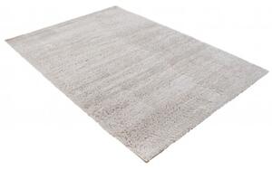 Makro Abra Kusový koberec Shaggy VERSAY 6365A Světle šedý Rozměr: 80x150 cm
