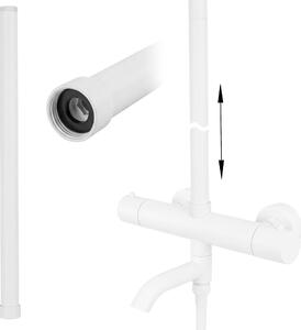 Prodloužení pro vanovou/sprchovou soupravu REA ø 25 mm - 50 cm, bílá mat