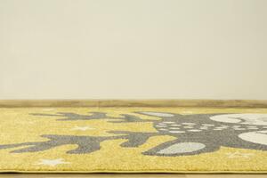 Makro Abra Dětský kusový koberec Emily Kids 5766A Jelen Žlutý Rozměr: 120x170 cm
