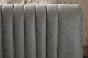 Barová židle BIG ASTON anitk šedá mikrovlákno Nábytek | Jídelní prostory | Barové židle
