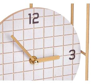 Gift Decor Stolni sat čtverce Černý Kov Dřevo MDF 18,5 x 25,5 x 6 cm (6 kusů)