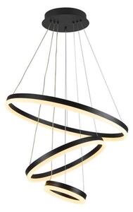 LED Stmívatelný lustr na lanku LED/85W/230V 3000-6500K + dálkové ovládání